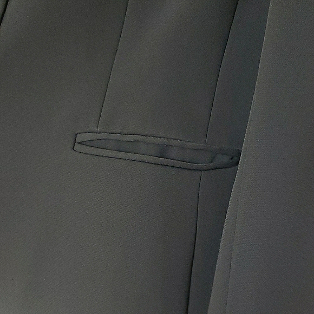 Tahari Navy Blue Button Up Blazer Professional Classic Modern Formal Womens Sz 4 - Picture 6 of 10